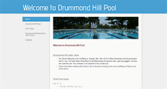 Desktop Screenshot of drummondhillpool.org